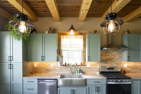 kitchen in new construction house