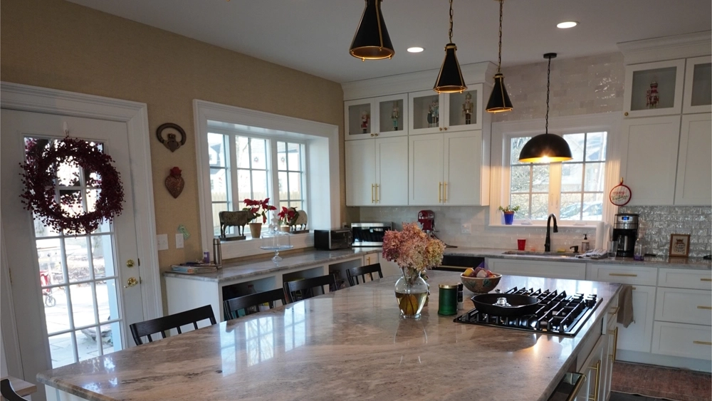 dining area open floor home remodel