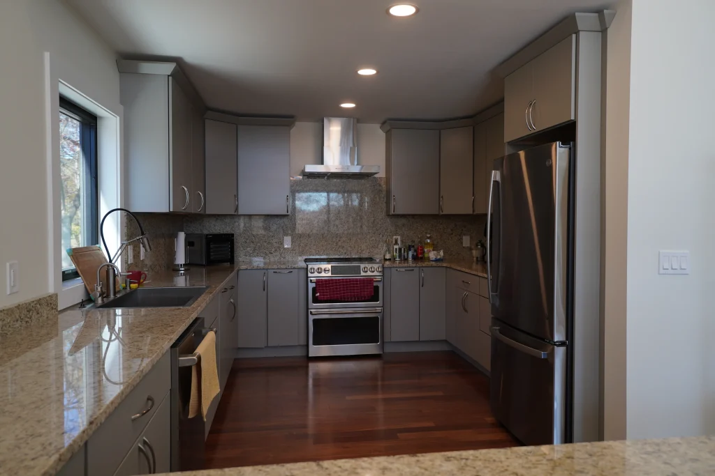kitchen space for new home construction