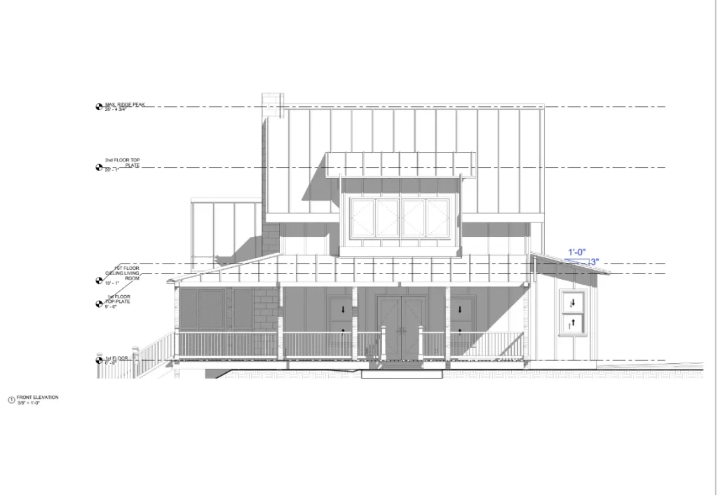 Exterior blueprint image
