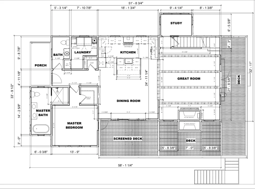 interior design blue print