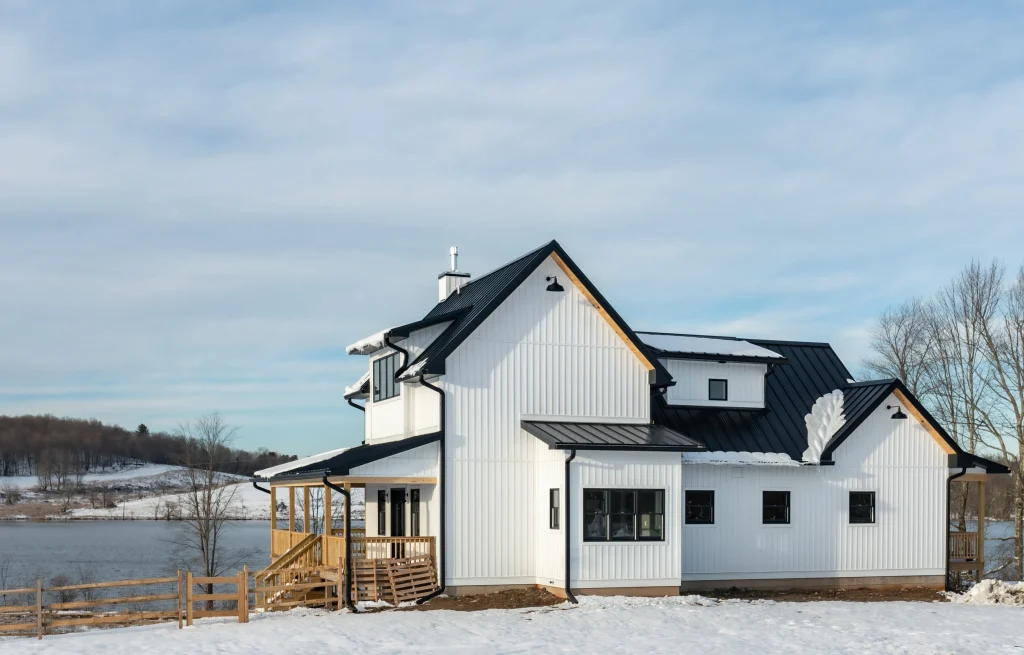 New Home construction side view