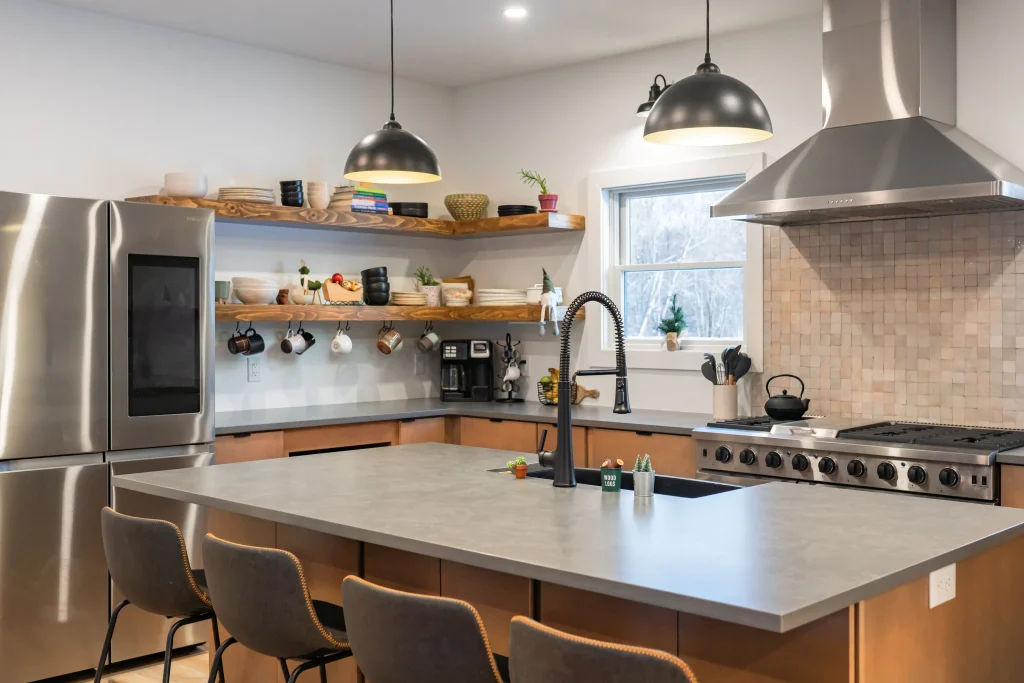 New home construction kitchen