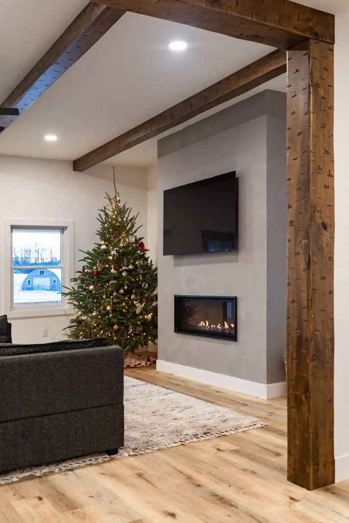 common area in new construction home